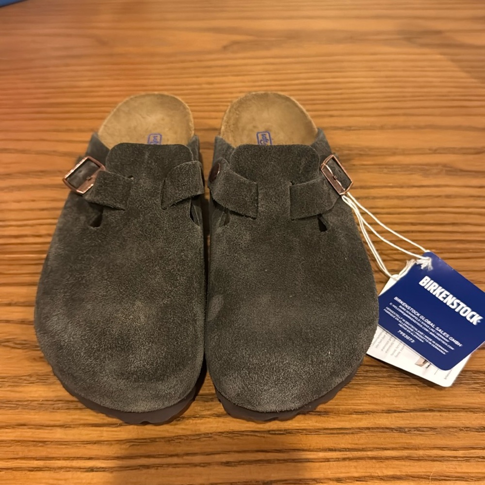 Birkenstock Boston Clogs Mocha